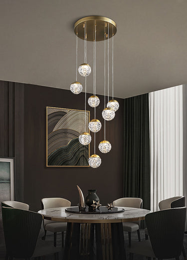 glass bubble light fixture